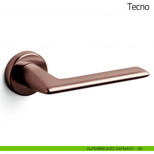 Maniglia per porta Tecno Olivari superbronzo satinato