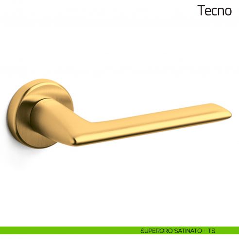 Maniglia per porta Tecno Olivari superoro satinato