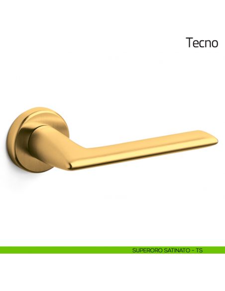 Maniglia per porta Tecno Olivari superoro satinato