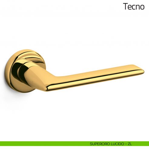Maniglia per porta Tecno Olivari superoro lucido