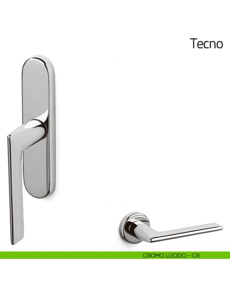 Maniglia per finestra cremonese Tecno Olivari cromo lucido