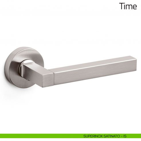 Maniglia per porta Time Olivari superinox satinato