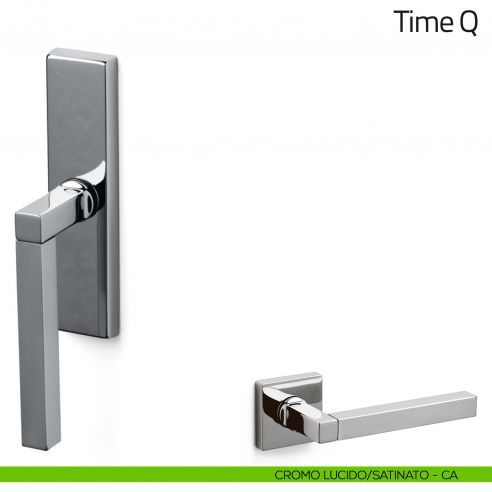 Maniglia per finestra cremonese Time Q Olivari cromo lucido/satinato