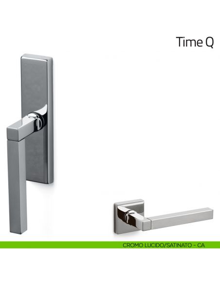 Maniglia per finestra cremonese Time Q Olivari cromo lucido/satinato