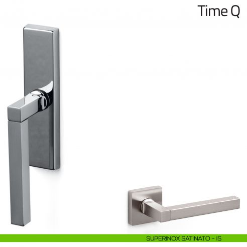 Maniglia per finestra cremonese Time Q Olivari superinox satinato