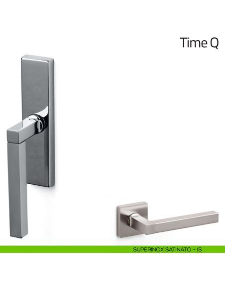 Maniglia per finestra cremonese Time Q Olivari superinox satinato