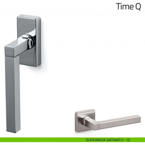 Maniglia per finestra martellina DK Time Q Olivari superinox satinato