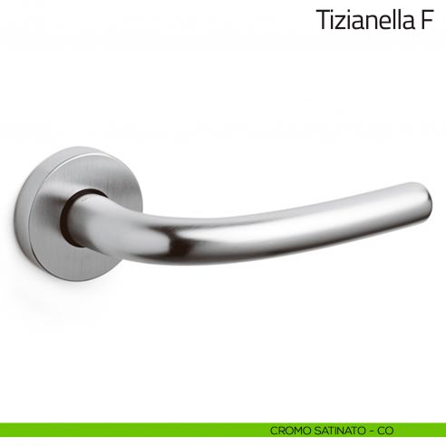 Maniglia per porta Tizianella F Olivari cromo satinato