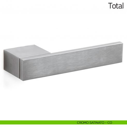 Maniglia per porta Total Olivari cromo satinato