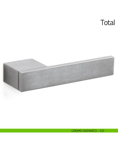 Maniglia per porta Total Olivari cromo satinato