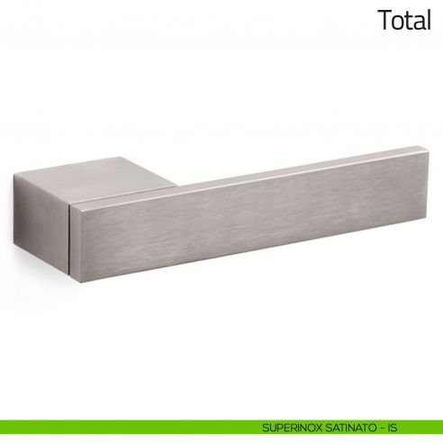 Maniglia per porta Total Olivari superinox satinato