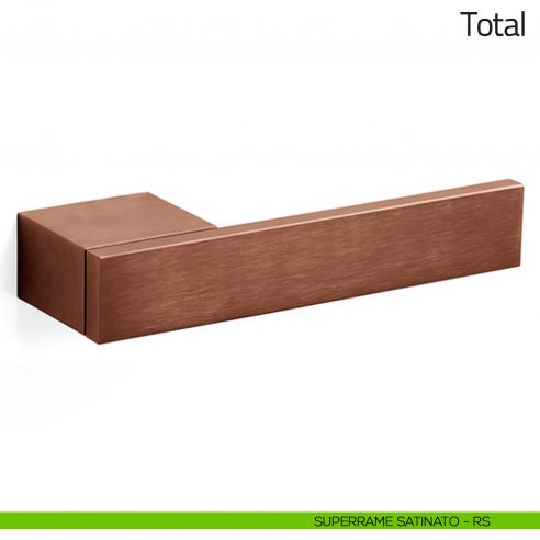 Maniglia per porta Total Olivari superrame satinato