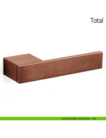 Maniglia per porta Total Olivari superrame satinato