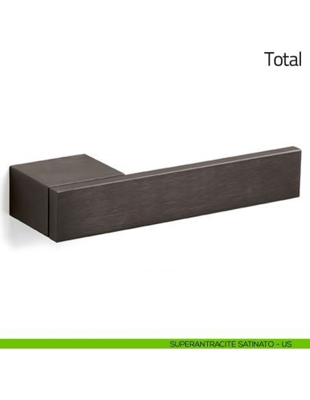 Maniglia per porta Total Olivari superantracite satinato