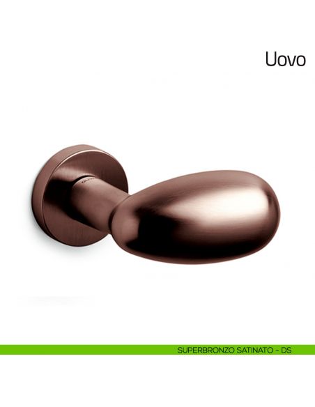 Maniglia per porta Uovo Olivari superbronzo satinato