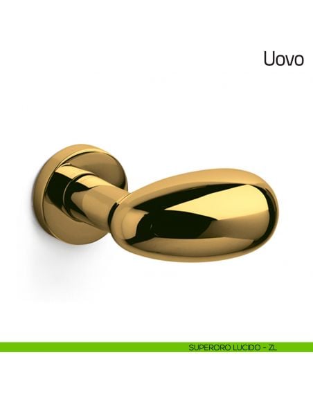 Maniglia per porta Uovo Olivari superoro lucido