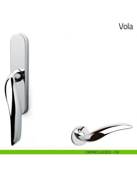 Maniglia per finestra cremonese Vola Olivari cromo lucido