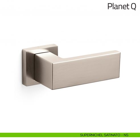Maniglia per porta Planet Q Olivari supernichel satinato