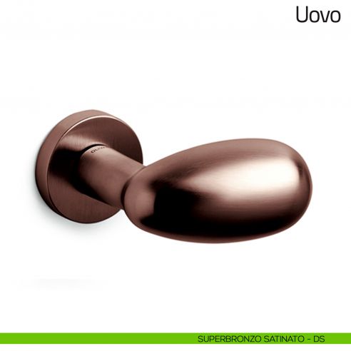 Pomello per porta Uovo fisso Olivari superbronzo satinato