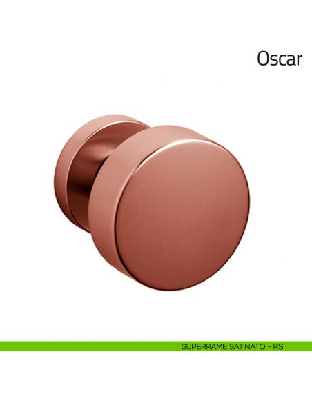 Pomello per porta Oscar girevole Olivari superrame satinato