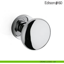 Pomello per porta in vetro Link ø60 Olivari 2