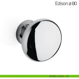 Pomello per porta Edison ø80 fisso Olivari 2