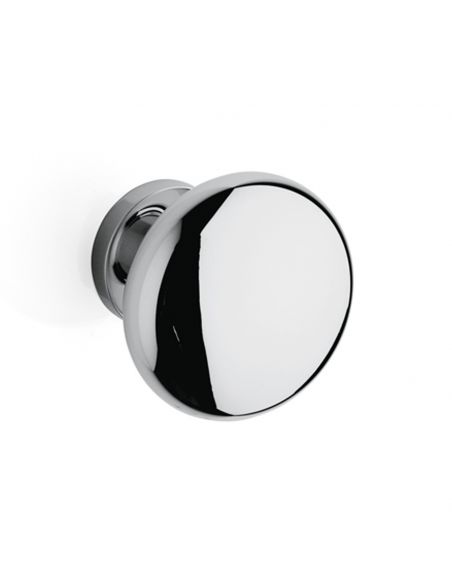 Pomello per porta in vetro Edison ø80 Olivari