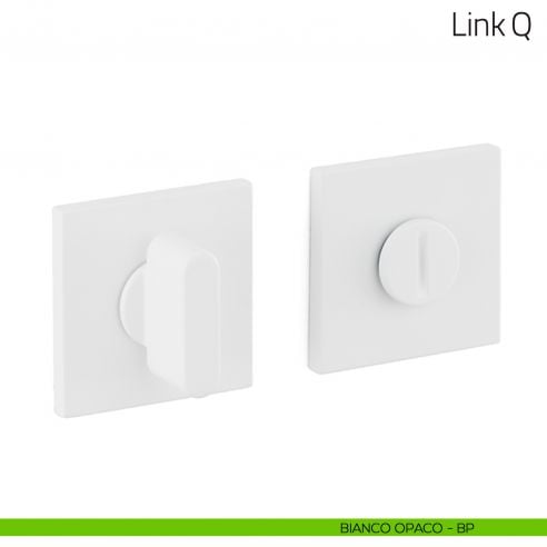 Nottolino per porta Link Q Olivari basso bianco opaco