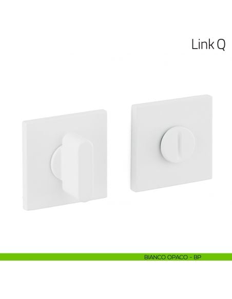 Nottolino per porta Link Q Olivari basso bianco opaco