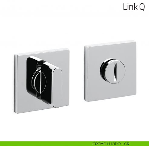 Nottolino per porta Link Q Olivari basso cromo lucido