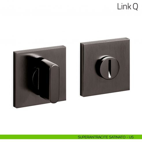 Nottolino per porta Link Q Olivari basso superantracite satinato