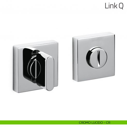 Nottolino per porta Link Q Olivari cromo lucido