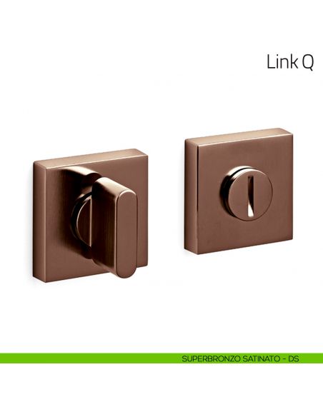 Nottolino per porta Link Q Olivari superbronzo satinato
