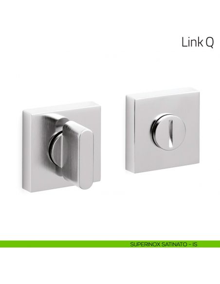Nottolino per porta Link Q Olivari superinox satinato