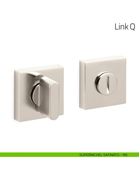 Nottolino per porta Link Q Olivari supernichel satinato