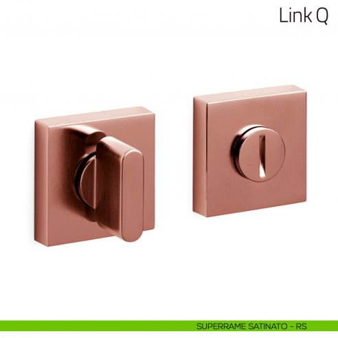 Nottolino per porta Link Q Olivari superrame satinato