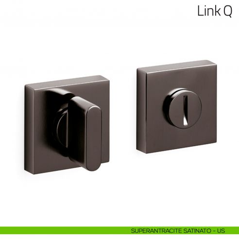 Nottolino per porta Link Q Olivari superantracite satinato