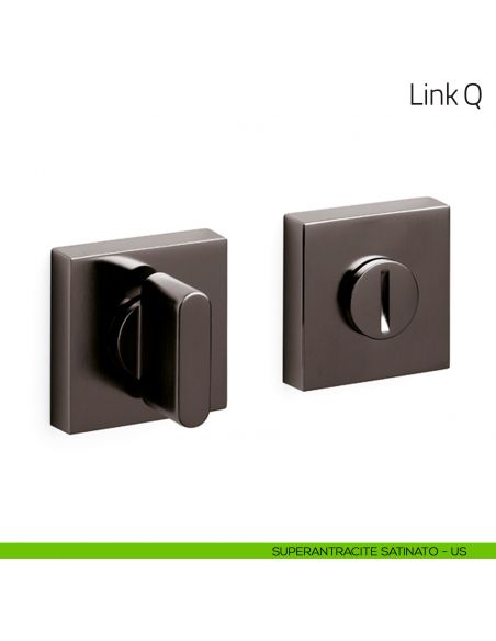 Nottolino per porta Link Q Olivari superantracite satinato