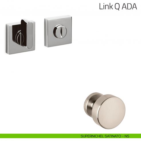 Nottolino per porta Link Q ADA Olivari  supernichel satinato