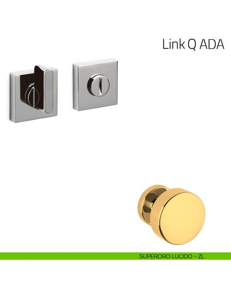 Nottolino per porta Link Q ADA Olivari superoro lucido