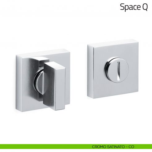 Nottolino per porta Space Q Olivari cromo satinato