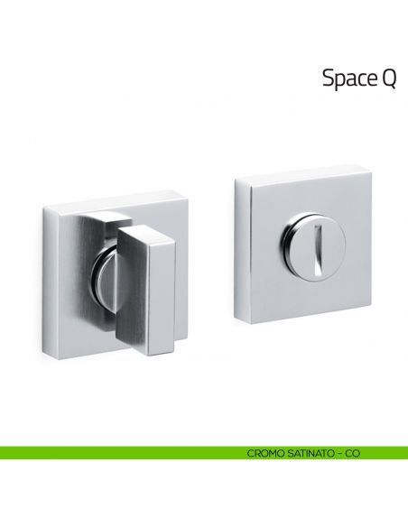 Nottolino per porta Space Q Olivari cromo satinato