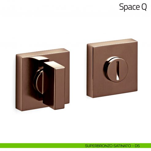 Nottolino per porta Space Q Olivari superbronzo satinato