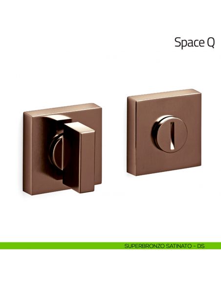 Nottolino per porta Space Q Olivari superbronzo satinato