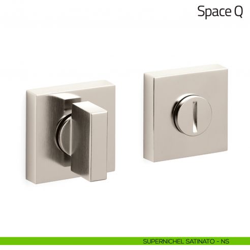 Nottolino per porta Space Q Olivari supernichel satinato