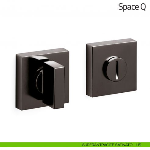 Nottolino per porta Space Q Olivari superantracite satinato