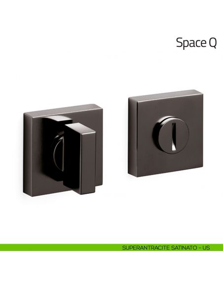 Nottolino per porta Space Q Olivari superantracite satinato