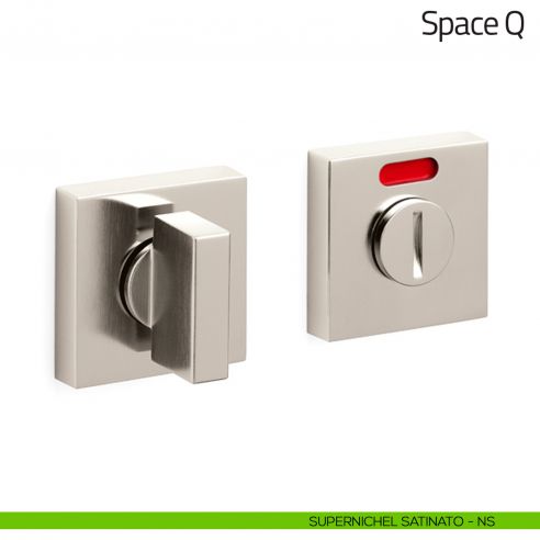 Nottolino per porta Space Q Olivari libero/occupato supernichel satinato