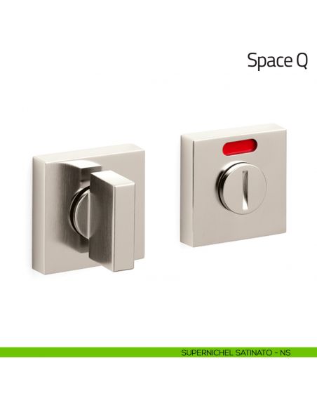 Nottolino per porta Space Q Olivari libero/occupato supernichel satinato