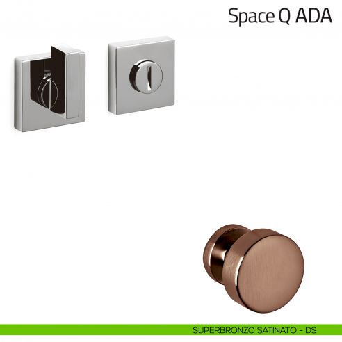 Nottolino per porta Space Q ADA Olivari superbronzo satinato